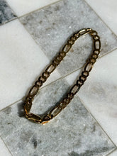 Load image into Gallery viewer, Italian Gold Vermeil Figaro Link Bracelet
