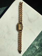 Load image into Gallery viewer, Timex Gold Tone Chain Link Watch
