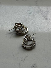 Load image into Gallery viewer, Sterling Silver Hoop Earrings
