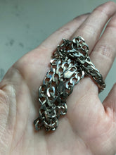 Load image into Gallery viewer, Curb Link Vintage Sterling Silver Chain
