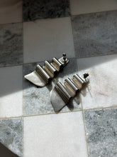 Load image into Gallery viewer, Modernist Vintage Solid Sterling Silver Earrings
