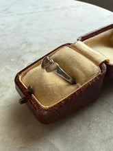 Load image into Gallery viewer, Sterling Silver &amp; 14k Gold Heart Ring Size 6.25
