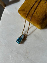 Load image into Gallery viewer, Gold Vermeil Opal Necklace 18”
