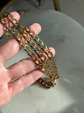 Load image into Gallery viewer, Chunky Curb Gold Vermeil Chain 20”
