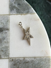 Load image into Gallery viewer, Star Spring Ring Charm Sterling Silver
