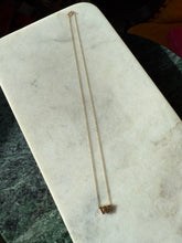 Load image into Gallery viewer, ‘W’ Slider 14k Yellow Gold Necklace 18”
