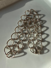 Load image into Gallery viewer, Open Chain Link Sterling Silver Necklace 18”
