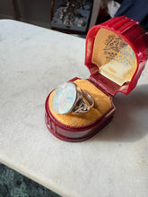 Load image into Gallery viewer, Sparkle Resin Sterling Silver Ring Size 9.25
