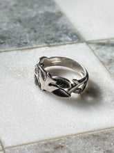Load image into Gallery viewer, Flying Dove Sterling Silver Ring Size 10
