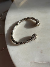 Load image into Gallery viewer, Lion Head Viking Sterling Cuff Bracelet
