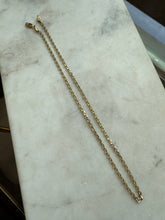 Load image into Gallery viewer, Solid 14k Yellow Gold Biker Link Chain 16”

