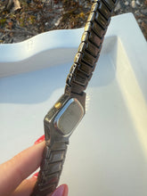 Load image into Gallery viewer, Vintage Geneva Black &amp; Gold Watch

