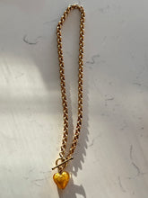 Load image into Gallery viewer, Gold Vermeil Toggle Clasp Necklace 18”
