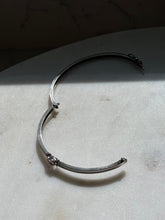 Load image into Gallery viewer, Amethyst Sterling Silver Bangle Bracelet
