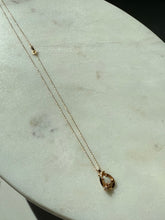 Load image into Gallery viewer, 14k Yellow Gold Opal &amp; Diamond Necklace 19”
