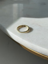 Load image into Gallery viewer, Vintage 14k Yellow Gold Natural Diamond Flush Set Band Size 9
