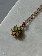 Load image into Gallery viewer, Opal &amp; Peridot Gold Vermeil Necklace
