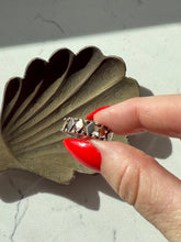 Load image into Gallery viewer, Harlequin 18k Gold &amp; 950 Silver Ring Size 9
