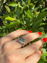 Load image into Gallery viewer, Blue Topaz Sterling Silver Ring Size 7.25
