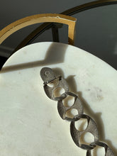 Load image into Gallery viewer, Vintage Mexico Sterling Silver Chunky Thick Width Puffy Mariner Link Bracelet
