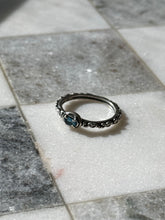 Load image into Gallery viewer, Blue Topaz Sterling Silver Band Size 10.25
