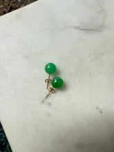 Load image into Gallery viewer, Jade 14k Gold Push Back Earrings
