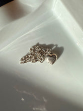 Load image into Gallery viewer, Heart Locket Sterling Bracelet 7”
