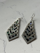 Load image into Gallery viewer, Mexico Vintage Sterling Silver Abalone Earrings
