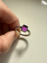Load image into Gallery viewer, Tous Amethyst Sterling Silver Ring Size 7
