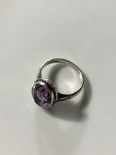 Load image into Gallery viewer, Amethyst Sterling Silver Ring
