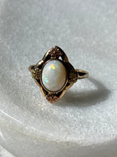 Load image into Gallery viewer, Antique 10k Gold Opal Ring Size 6.75
