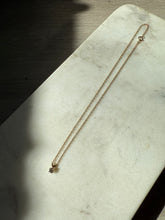 Load image into Gallery viewer, Vintage 14k Gold Diamond Necklace 15.75”
