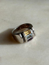 Load image into Gallery viewer, Multistone Solid Sterling Silver Ring Size 8
