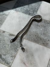 Load image into Gallery viewer, Deadstock Sterling Silver Rounded Box Chain Bracelet 8.5”
