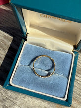 Load image into Gallery viewer, Braided Gold Vermeil Link Dainty Ring Size 6.25
