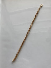 Load image into Gallery viewer, Rolo Link Gold Vermeil .925 Bracelet
