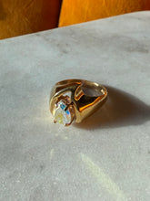 Load image into Gallery viewer, Iridescent Gold Vermeil Ring Size 10.5
