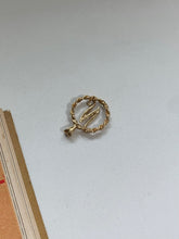 Load image into Gallery viewer, ‘N’ Initial Vintage 14k Yellow Gold Charm
