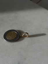 Load image into Gallery viewer, Italian Lire Coin w/ 14k Yellow Gold Enhancer Bale
