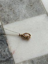 Load image into Gallery viewer, Opal &amp; Diamond 14k Gold Necklace 19”
