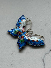 Load image into Gallery viewer, Vintage Enamel Butterfly Large Pendant
