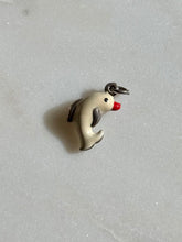 Load image into Gallery viewer, Enamel Sterling Silver Mini Dolphin Charm
