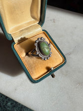 Load image into Gallery viewer, Turquoise Sterling Silver Vintage Ring Size 6.25
