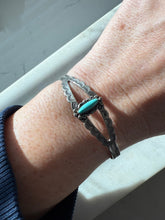 Load image into Gallery viewer, Vintage Bell Trading Turquoise Sterling Silver Cuff Bracelet 6.25”
