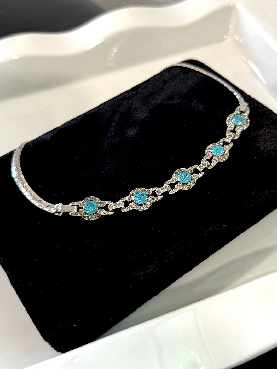 Antique Sterling Silver Choker Necklace