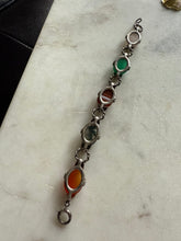 Load image into Gallery viewer, Scottish Agate Sterling Silver Bracelet 7.25”
