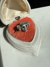Load image into Gallery viewer, Skull Sterling Silver Ring Size 7.5

