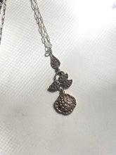 Load image into Gallery viewer, Antique Rose Sterling Silver Necklace
