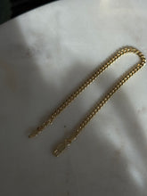 Load image into Gallery viewer, Italian Semi-Solid Gold Vermeil Cuban Link Bracelet 7.5”
