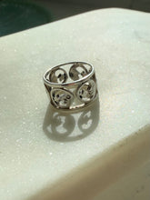 Load image into Gallery viewer, Celestial Sterling Silver Ring Size 4.75
